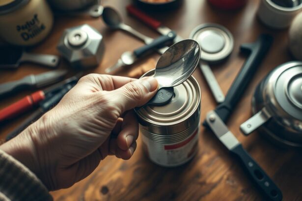 how to open a can without a can opener