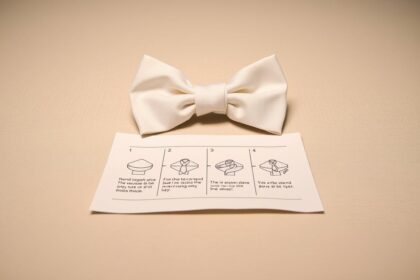 how to tie a bow tie