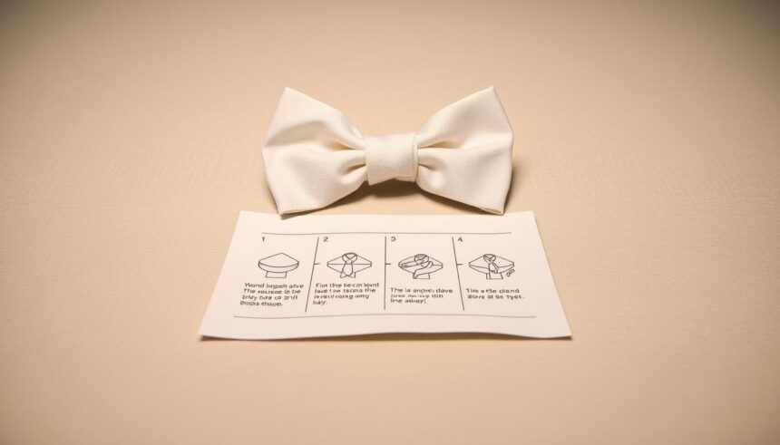 how to tie a bow tie